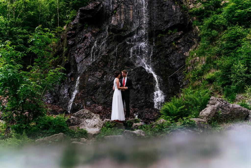 hochzeitsfotografie harz, hochzeitsfoto harz, Wasserfall bad Harzburg